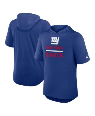 Nike - Men's Royal New York Giants Lockup Tri-Blend Hoodie T-Shirt