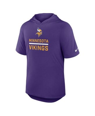 Men's Purple Minnesota Vikings Lockup Tri-Blend Hoodie T-Shirt