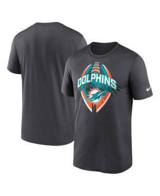 Nike - Men's Gray Miami Dolphins Legend Icon Performance T-Shirt