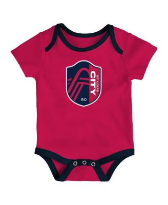 Newborn 3-Pack St. Louis City SC Loyal Buddies Bodysuit Set