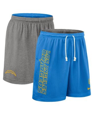 Nike - Men's Powder Blue Los Angeles Chargers Sideline Reversible Performance Shorts