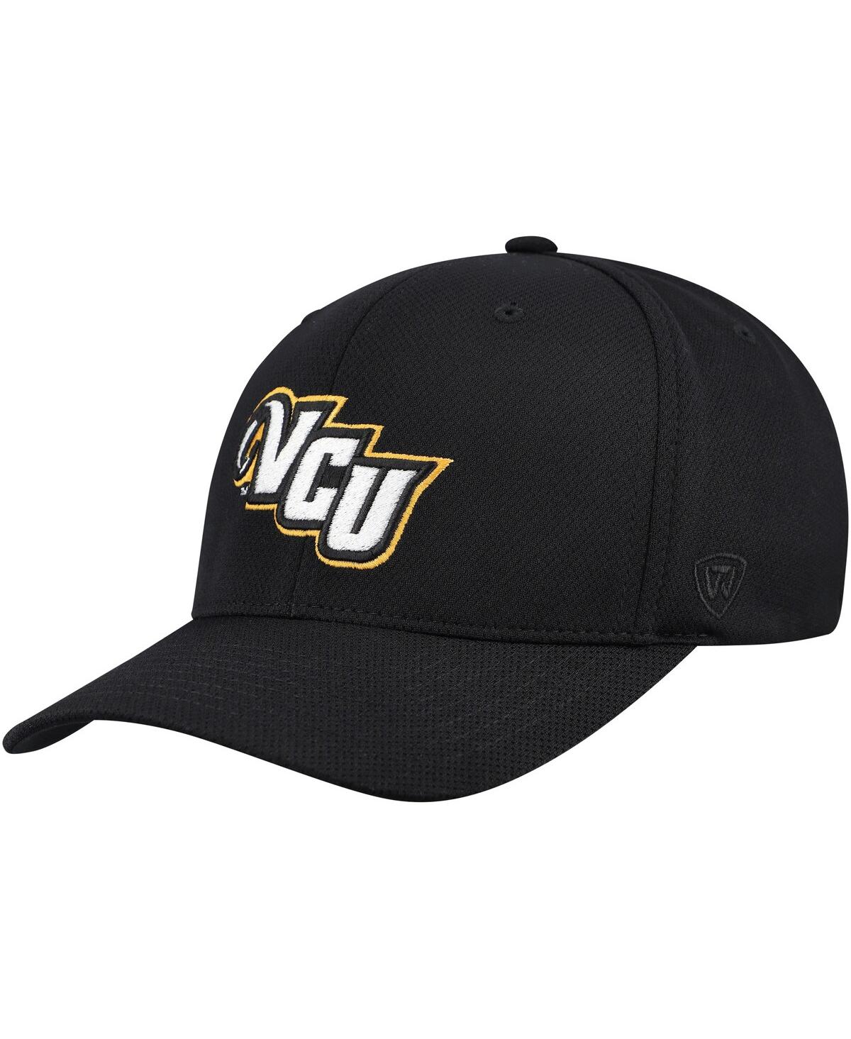Top Of The World Men's Black Vcu Rams Reflex Hybrid Tech Flex Hat