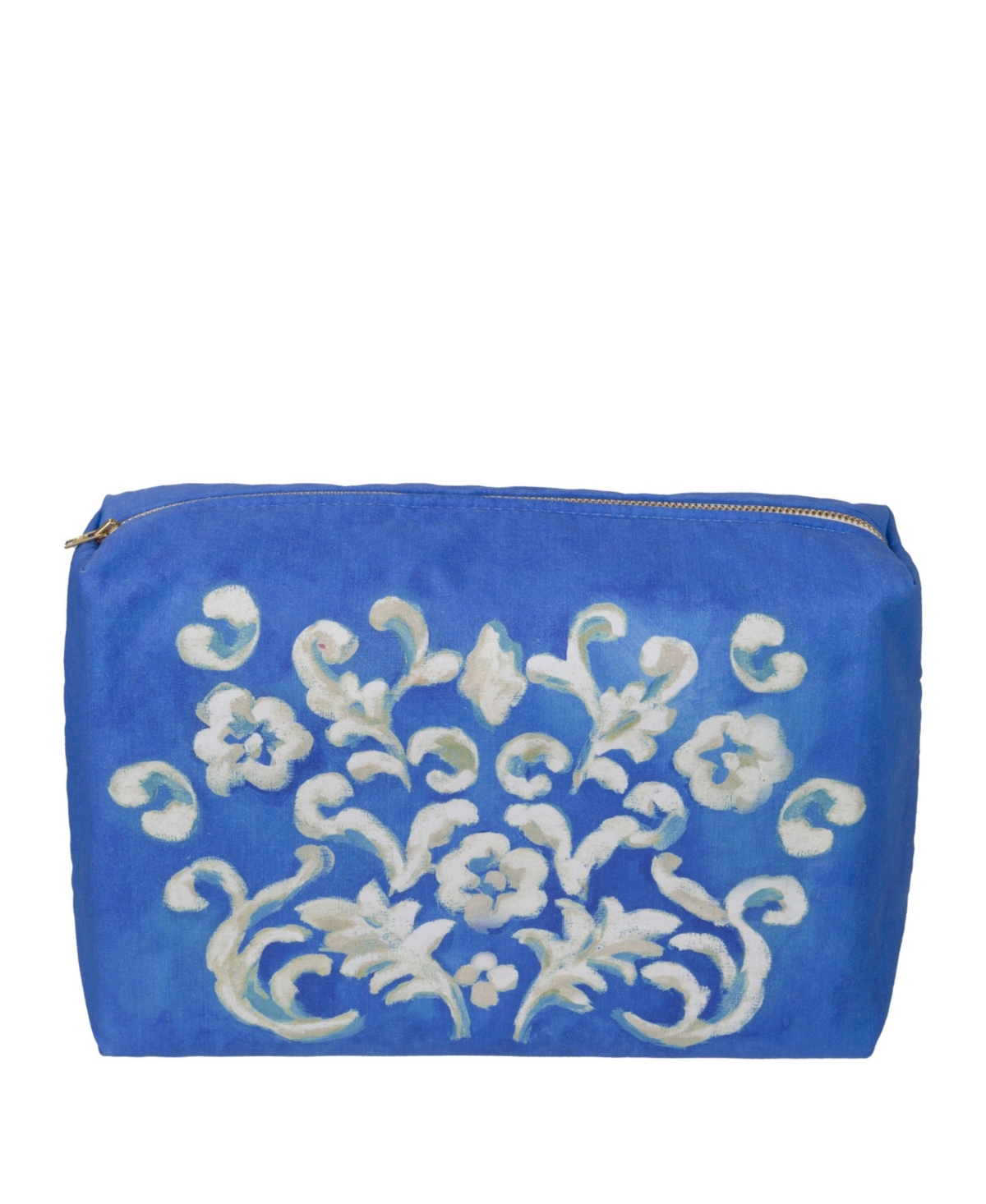 Isolotto Cobalt Large Toiletry Bag - Blue, white