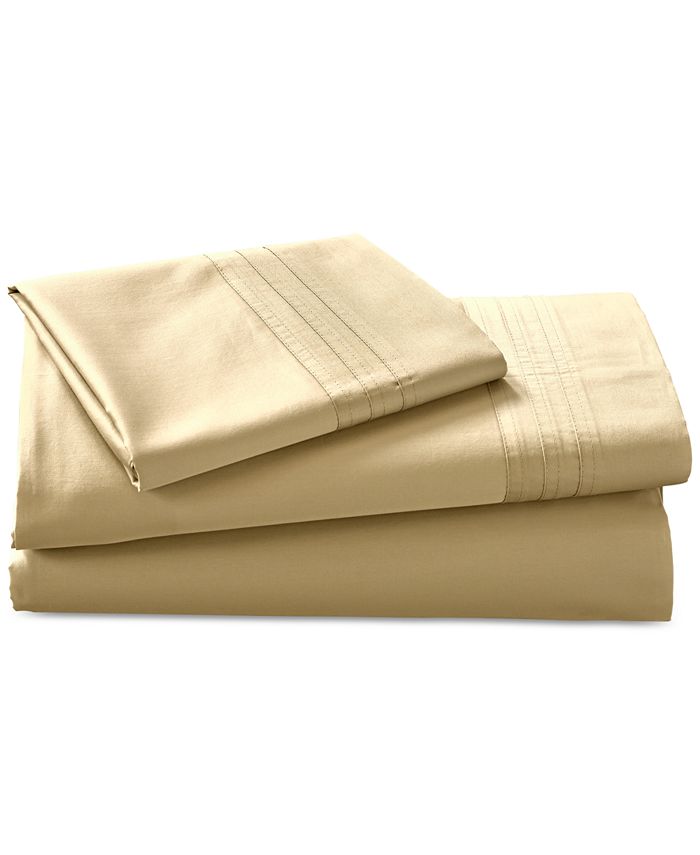 Donna Karan Home Reflection Gold Dust King Fitted Sheet Macy's