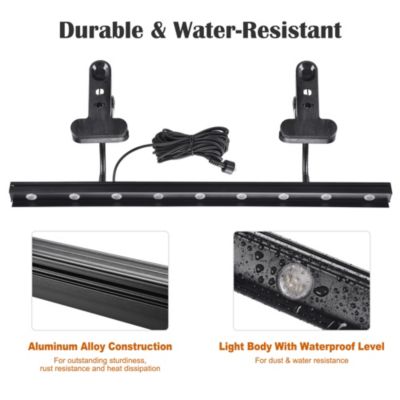 Instahibit Adjustable LED Light for Retractable Banner Stand Trade Show 4 Packs