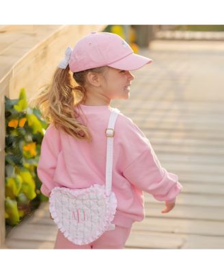 Girls Lil Sis Cotton Crewneck Sweatshirt