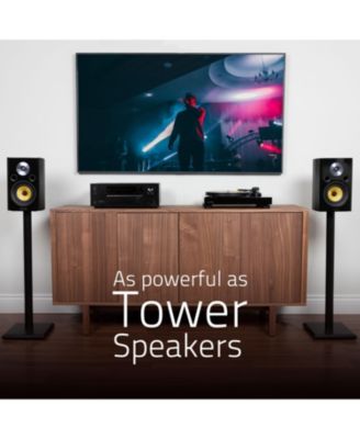 Signature HiFi 2-Way Bookshelf Surround Sound Speakers for a 2-Channel Stereo or Home Theater System