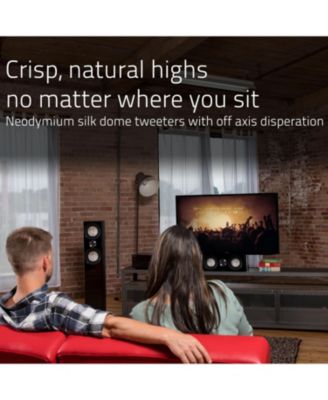 Reference High Performance 3-Way Floorstanding Loudspeakers with Down-firing 8" Subwoofers