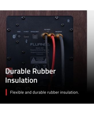 Premium Grade Subwoofer Cable with Gold Plated RCA Connectors for Subwoofer, Home Theater, Amplifier - 12 ft