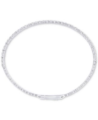 Diamond Illusion Tennis Bracelet (1/4 ct. t.w.) in Sterling Silver