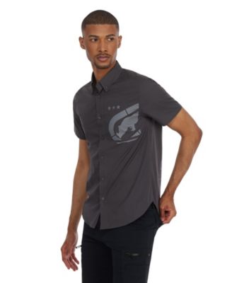 Men's Stamp Short Sleeve Woven Shirt