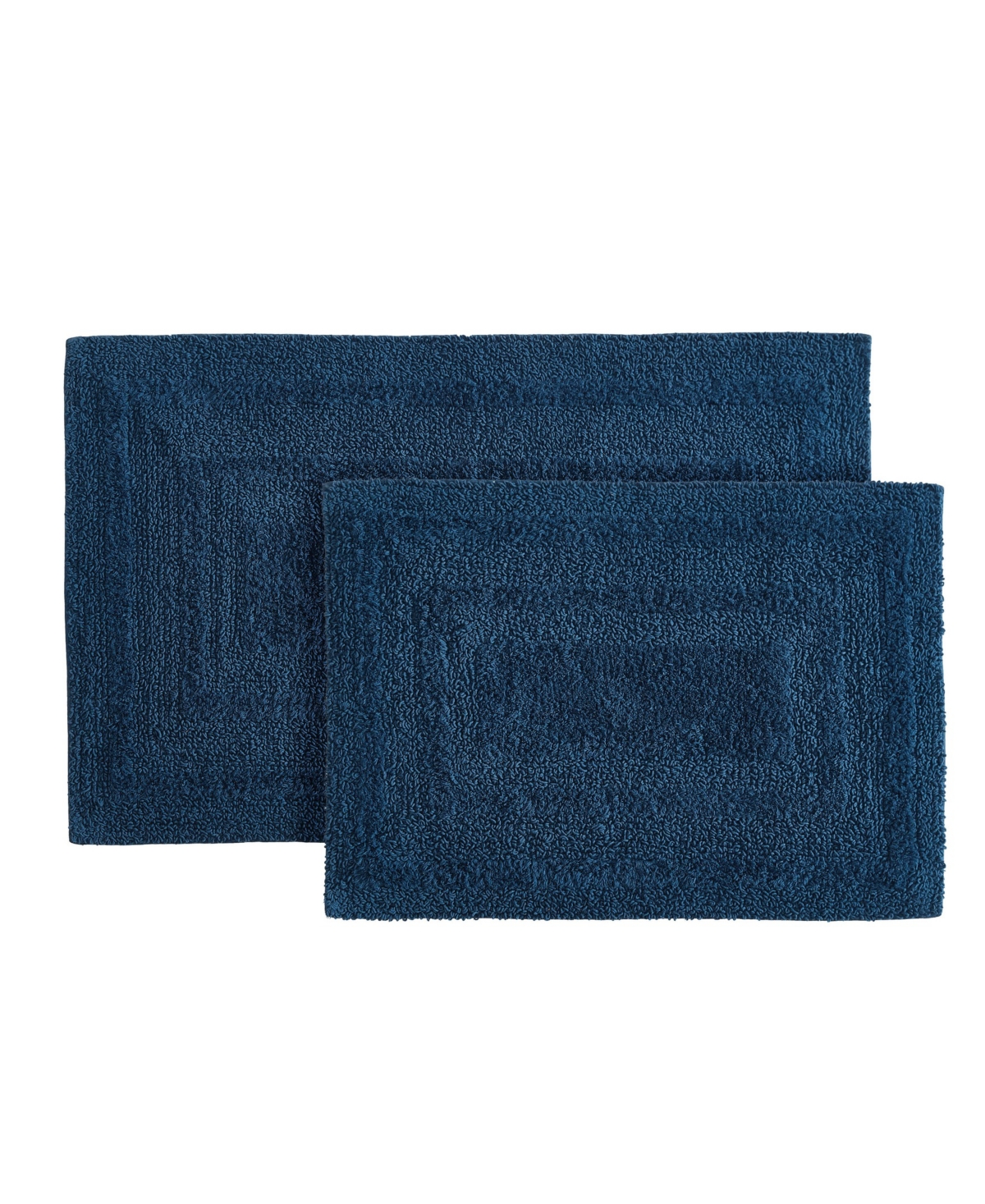 Eddie Bauer Logan Tufted Cotton 2-pc. Bath Rug Set In Blue