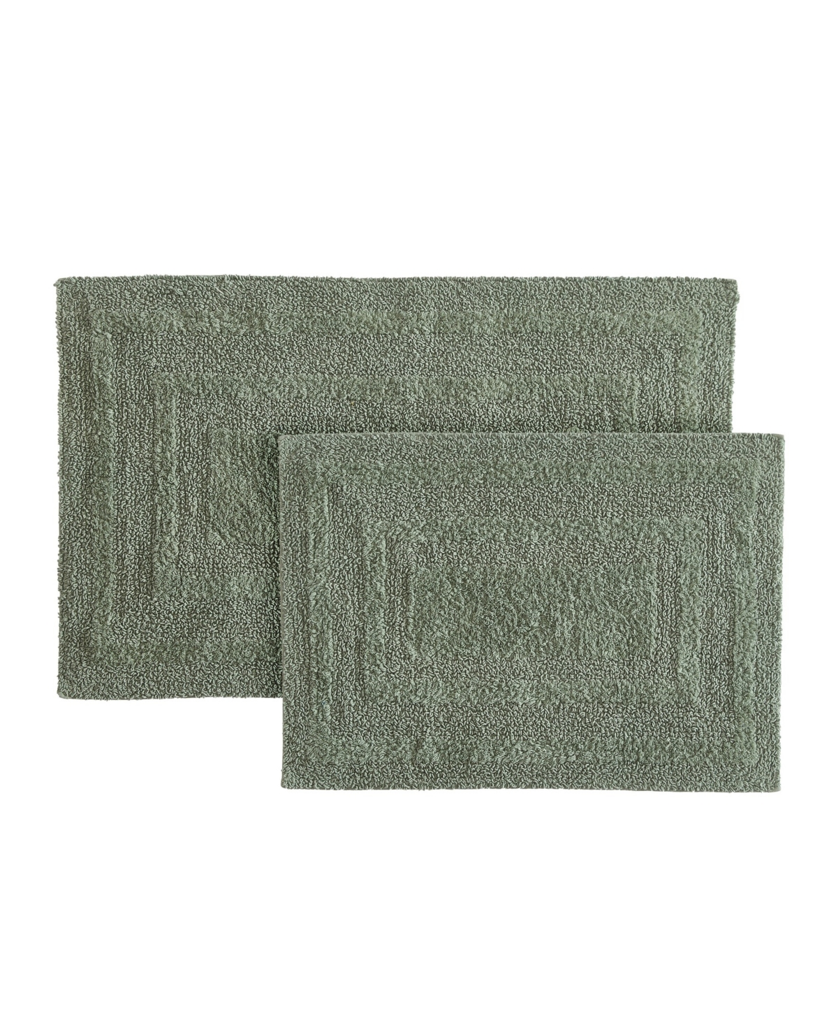 Eddie Bauer Logan Tufted Cotton 2-pc. Bath Rug Set In Green