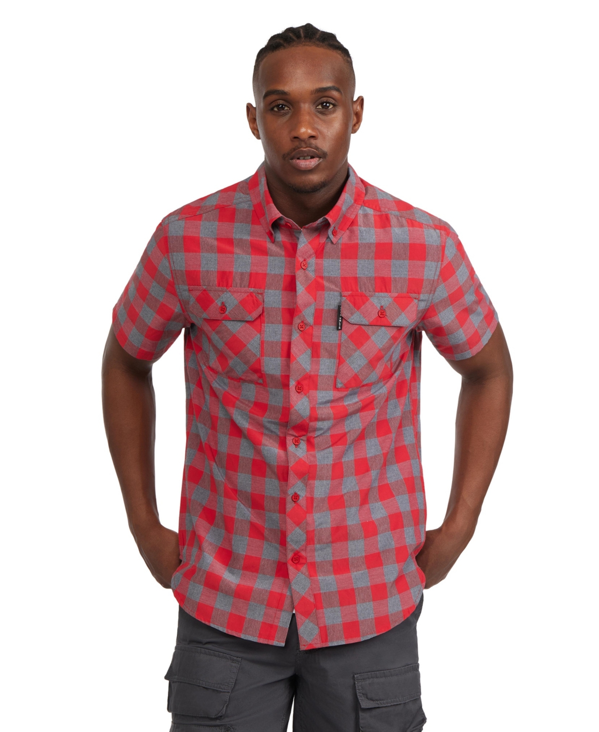 Men's Work N Work Short Sleeve Woven Shirt - White