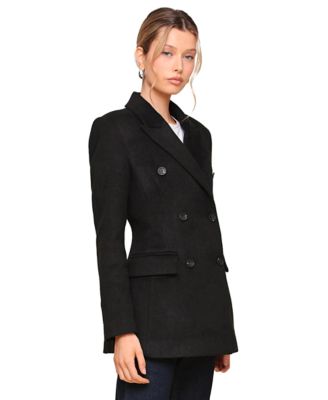 Women's Notched-Collar Blazer Coat