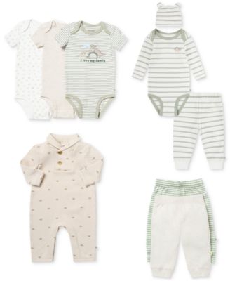 Huggies Baby Boys Green Dinosaur Collection Coveralls Bodysuits Pants Outfit Sets
