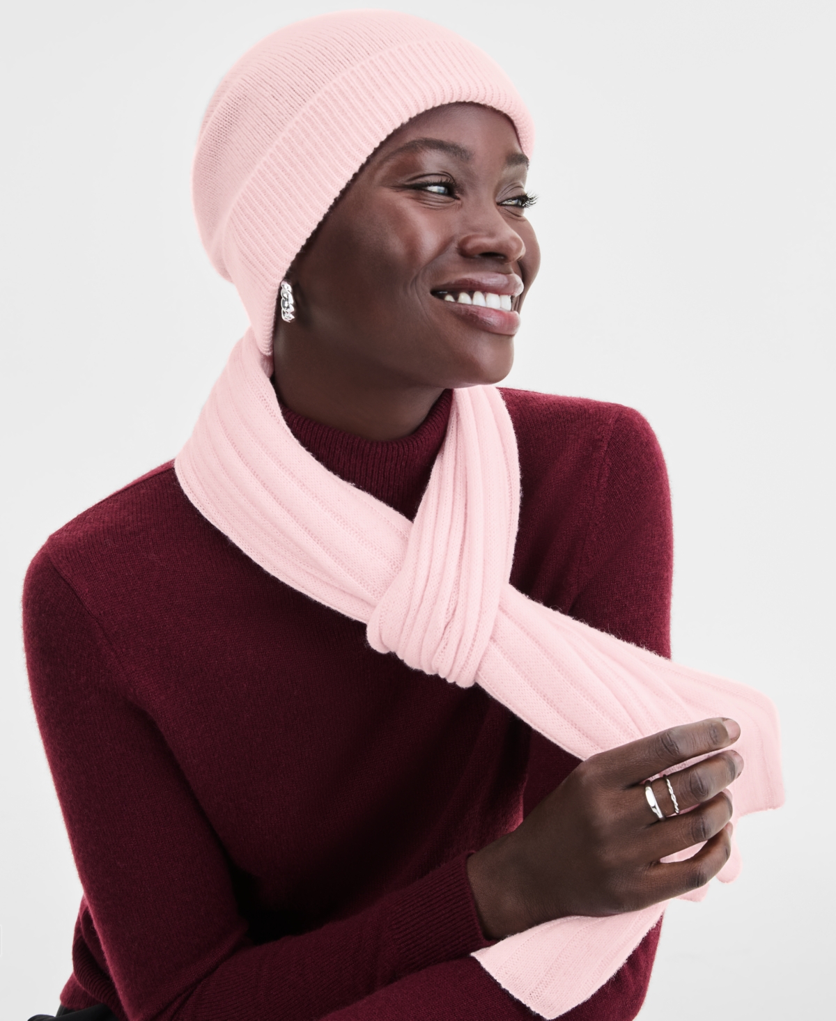 Charter Club 100% Cashmere Cuffed Beanie, Created For Macys