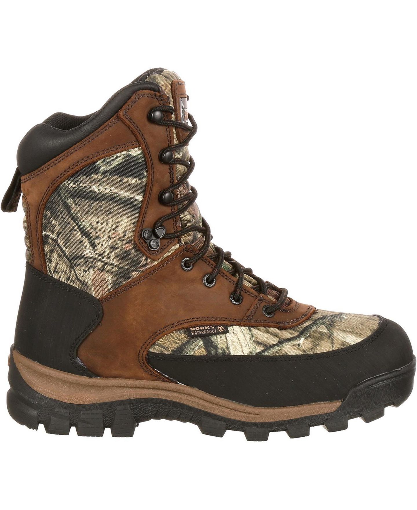 Мужские ботинки ROCKY Core Waterproof 800G Insulated Outdoor Boot, цвет: Коричневый — фото 1