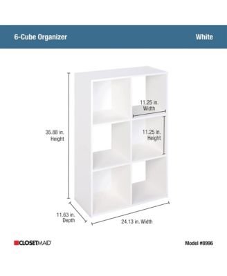 Decorative Home Stackable 6 Cube Cubeicals Organizer Storage