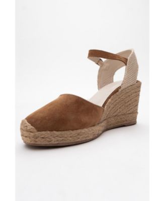 Sinta Suede Leather Platform Espadrille (Women)