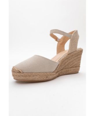 Sinta Suede Leather Platform Espadrille (Women)