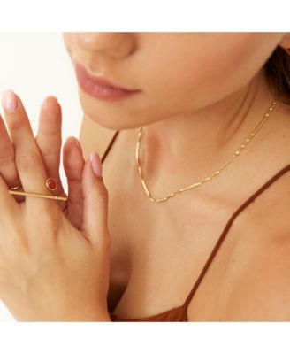 Half Twisted Sterling Silver Chain Necklace