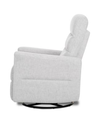 Peyton Manual Recline Glider with Full 360-Degree Swivel, Flexibility & Comfort, FSC Certified, in Fog Grey