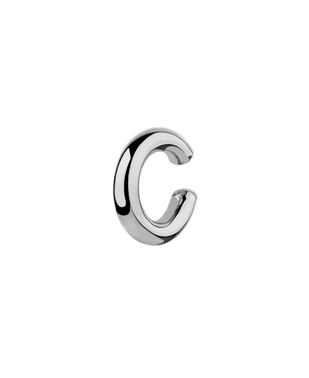 Chunky Sterling Silver Ear Cuff No Piercing 1 Piece - Rose gold
