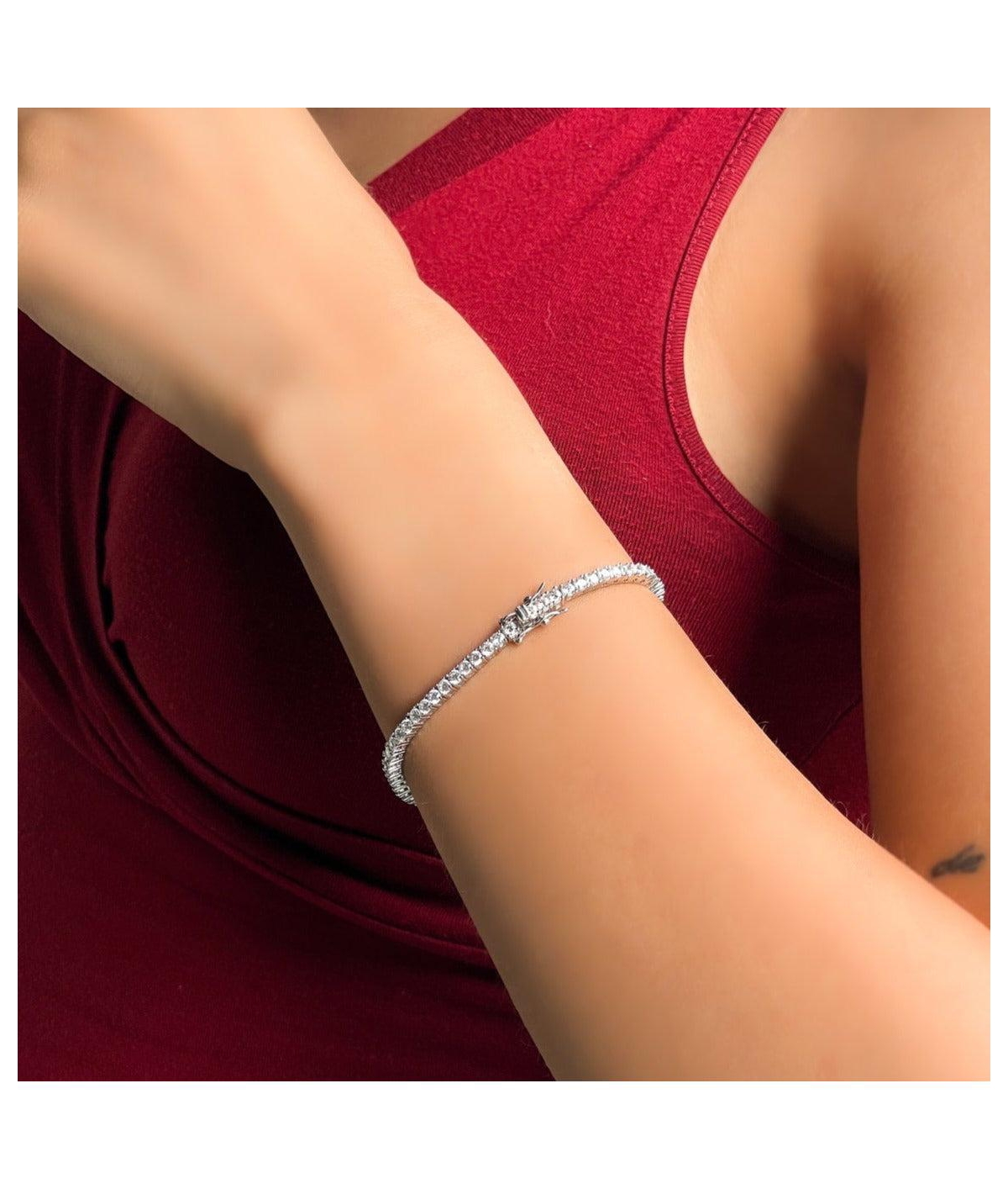 Spero London Sterling Tennis Bracelet -