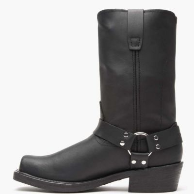 Men's Black Harness Boot