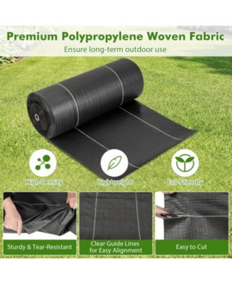 4 x 250 Feet Weed Barrier Landscape Fabric