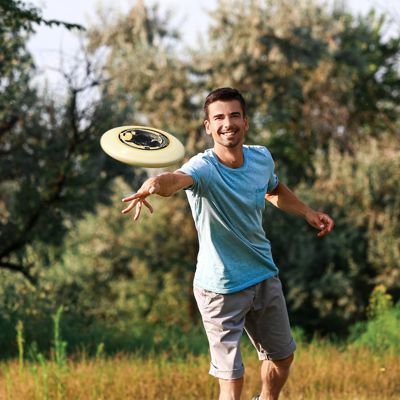 Frisbee Heavyweight 200g, 11 Inch Long Distance and Durable Disc for Outdoor Activities, Stable Flying for Family Fun - 2 Pack