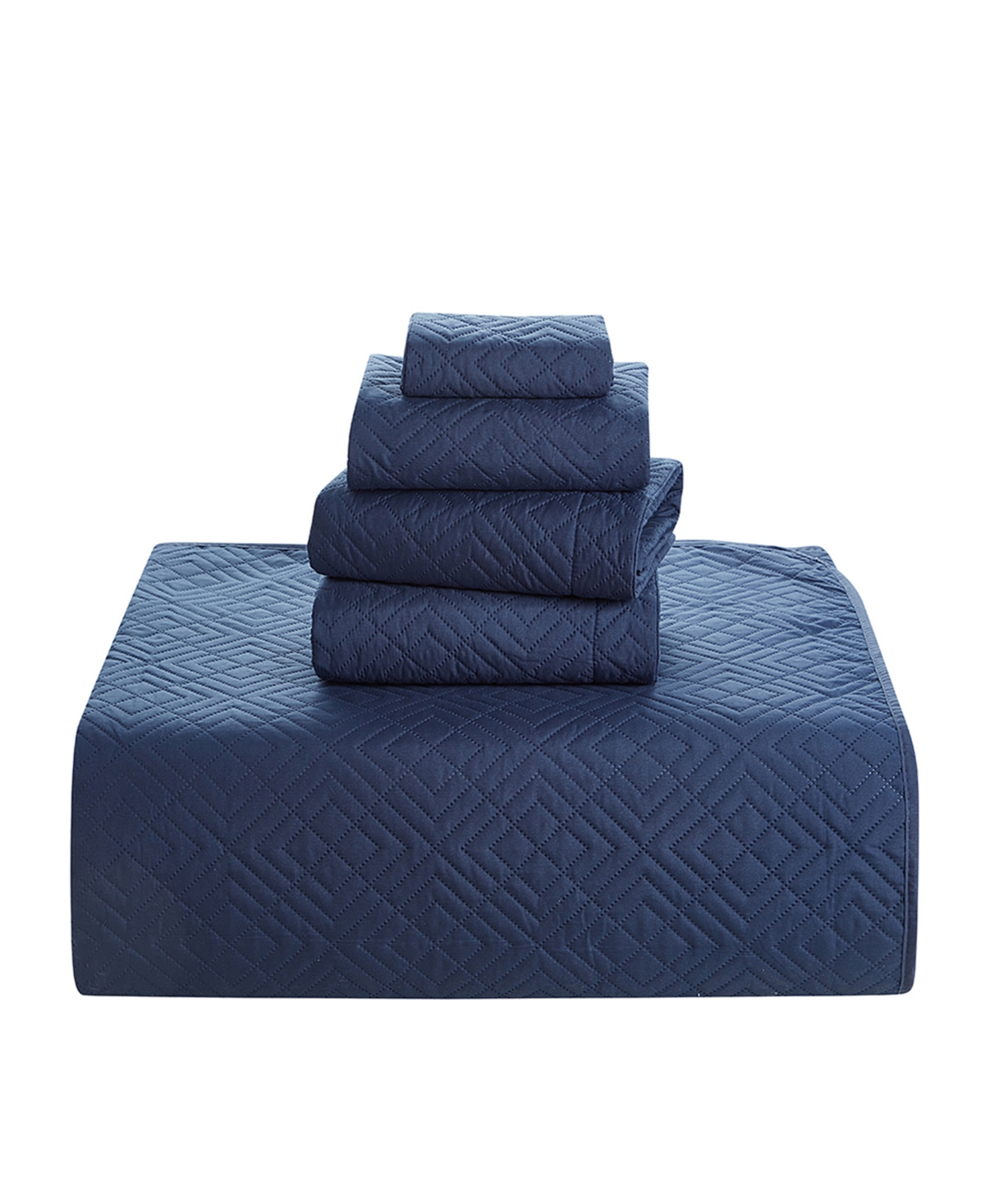 Nestl Diamond Embossed 5-pc. Quilt Set, Full/queen