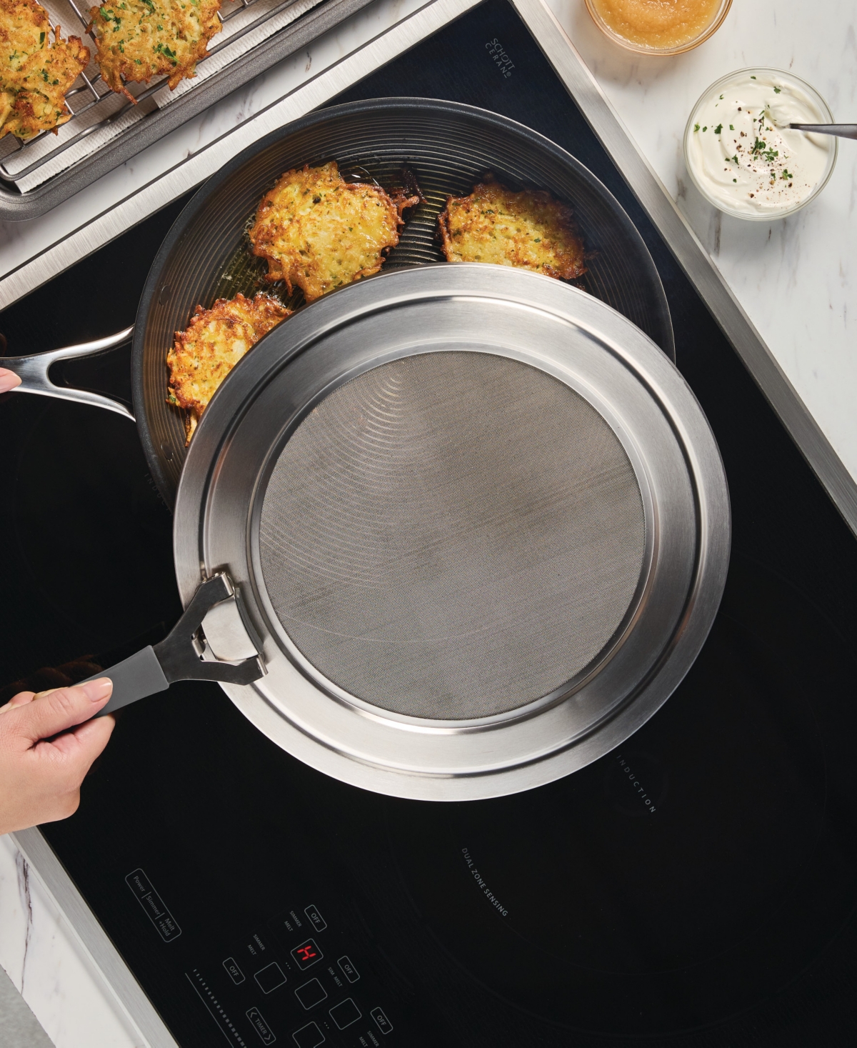 Circulon Universal 13" Splatter Guard And Grease Cover