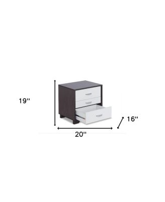 Rectangular Top Upholstered 2-Drawer Nightstand – Chic and Functional Bedroom Furniture