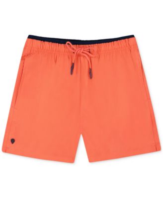 Men's Solid Woven Swim Trunks