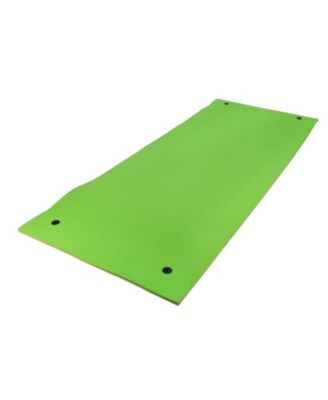 Green Water Floating Mat Foam Pad, 7x3FT Bouncy Tear-Resistant XPE Foam