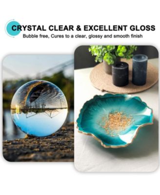 Clear High Gloss Epoxy Resin - 1 Gallon Casting Resin For Jewelry, Tabletops, Wood & Molds (1.5" Deep Pour Capacity)