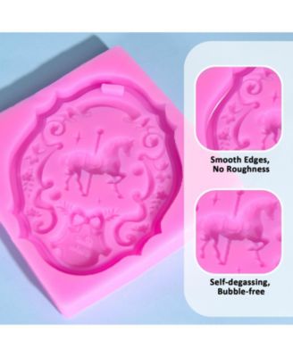 Silicone Mold Making Kit, 2.32lb(37oz) Super Elastic Liquid Silicone Rubber Fast Cure Soft Mold Making for Casting Resin, Candle, Soap Molds