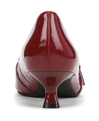 Women's Madelyn Mary Jane Pointed Toe Kitten Heel Pumps