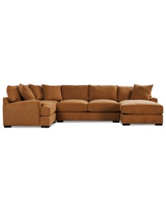 Rhyder 4-Pc. Fabric Chaise Sectional, Exclusively at Macy's