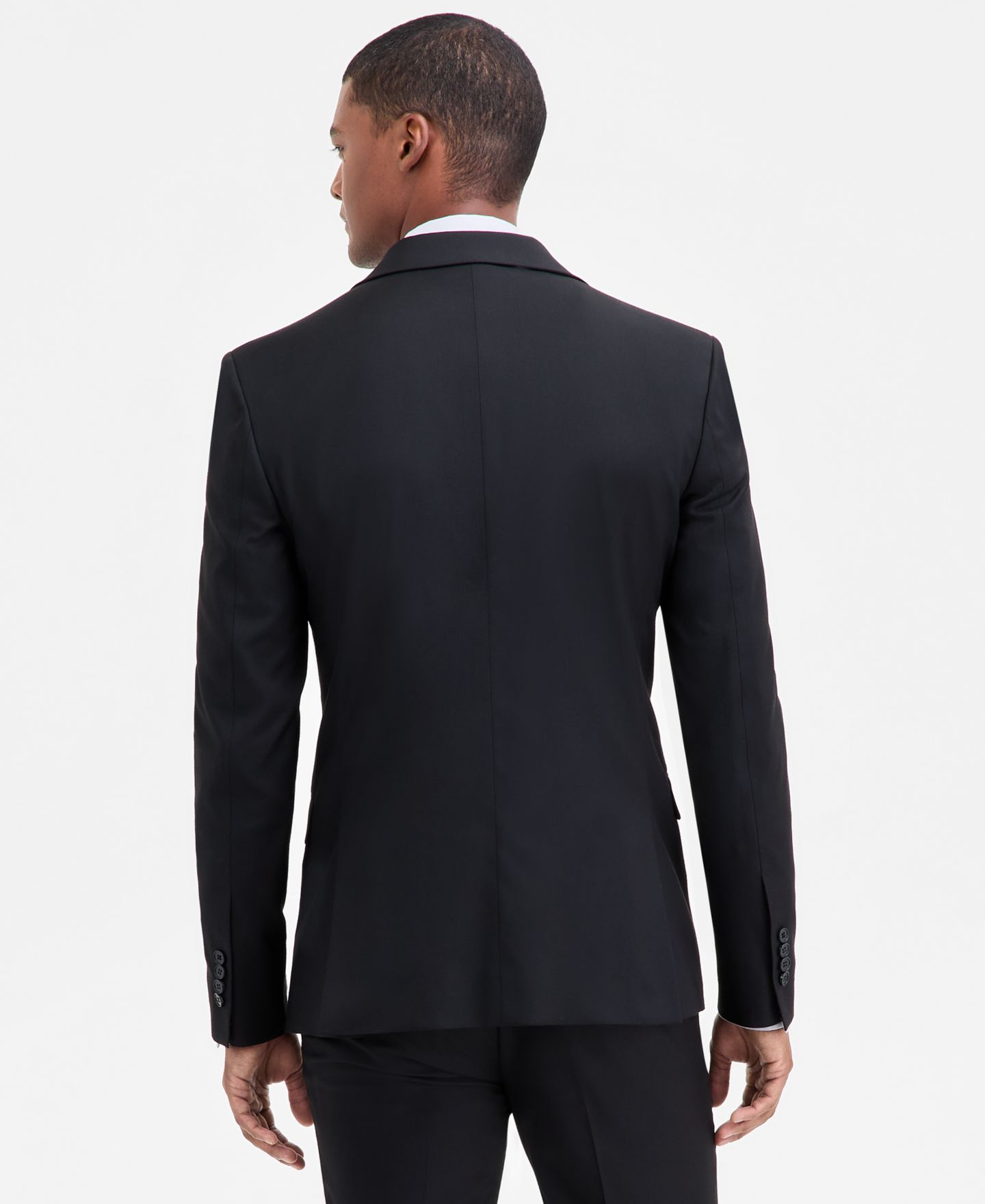 Мужские комплекты DKNY Modern-Fit Vested Nested Suit, цвет: Чёрный — фото 6