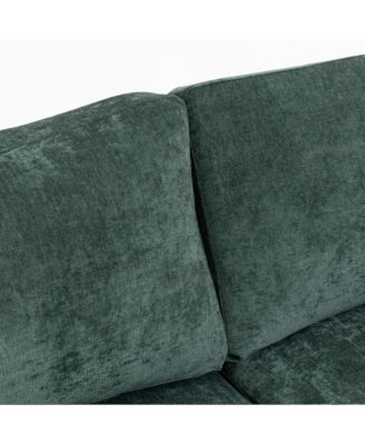 Streamdale 111.42x32.28" 3-Seater Chenille Sofa - Comfy, Cloud-Soft, with Side Pocket