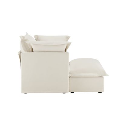 Streamdale Upholstered Armchair with Ottoman & Pillows (Set of 2)