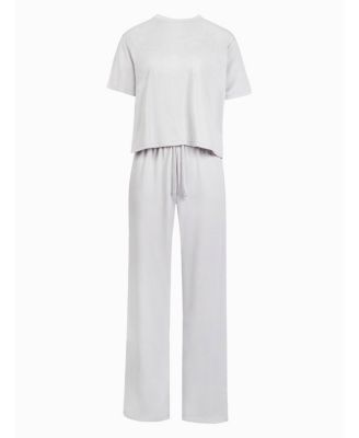 Women's Soft Touch Wide Leg Lounge Set