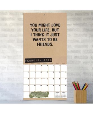 2026 Anti-Affirmations Wall Calendar