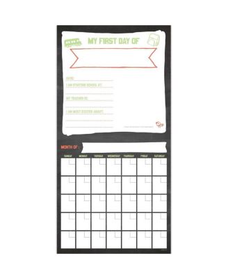 My School Year Open Dated 12"x12" Wall Calendar