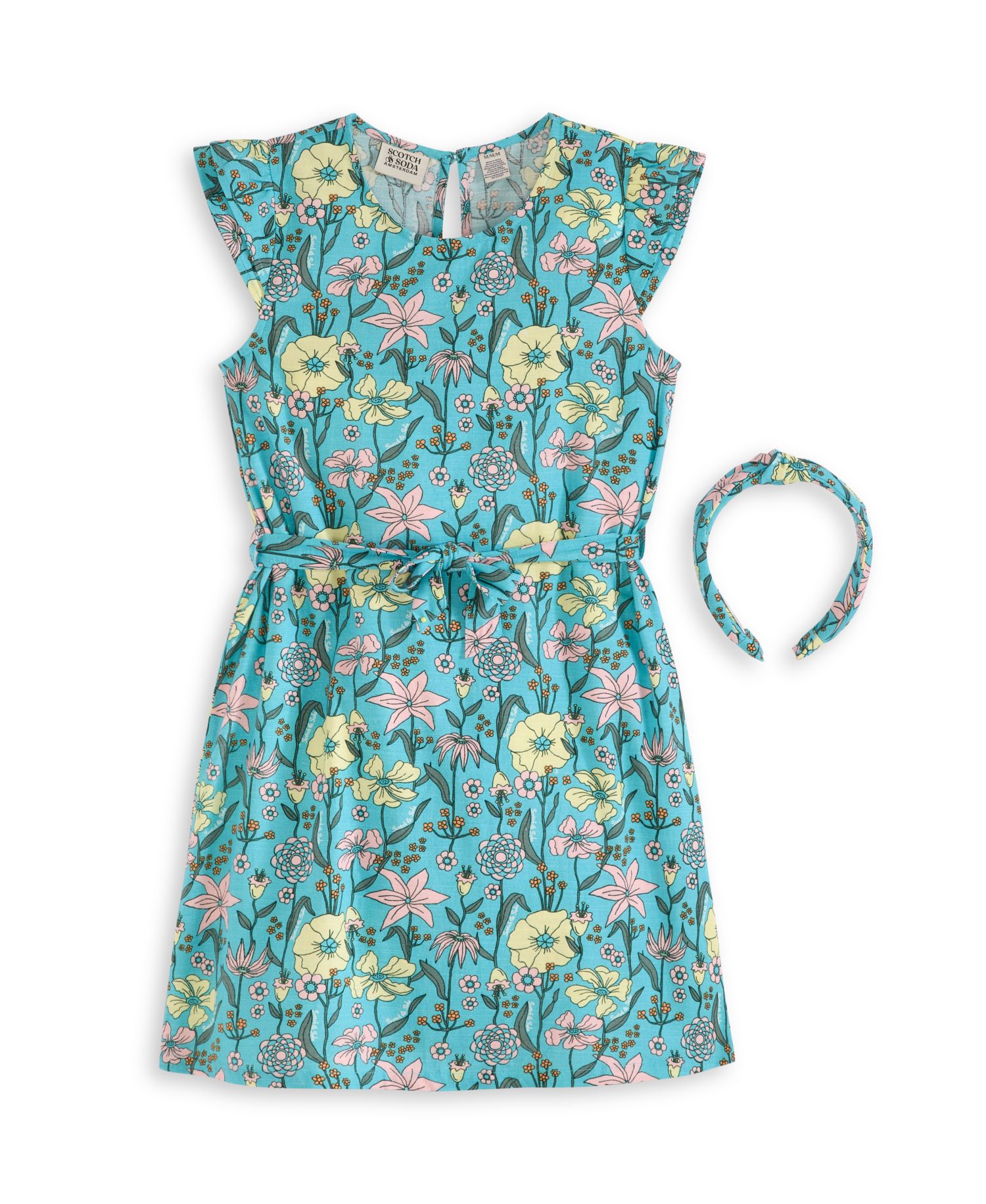 Toddler and Little Girls 2-Piece Headband and Dress