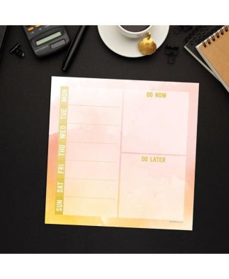 Joy Weekly Square Schedule Pad