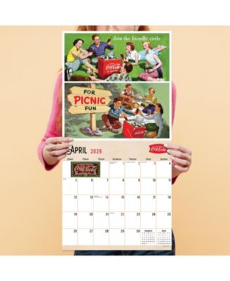 2026 Coke: Vintage Nostalgia Wall Calendar